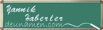 Yannik Haberler Visitenkarte
